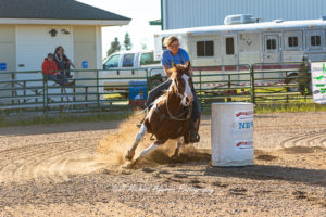 Flash and Jessica's First Barrel Race