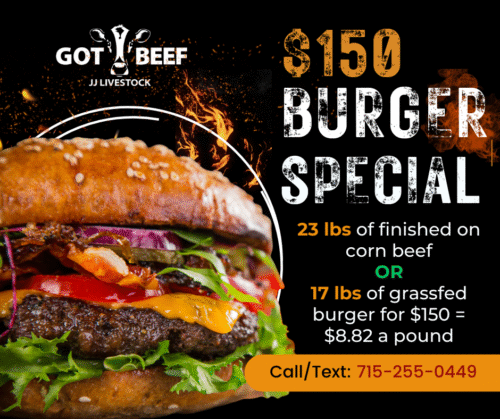 Burger Special - 23 lbs for $150